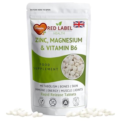 Zinc Magnesium and Vitamin B6 Tablets for Sleep Cover