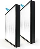 Nispira Vital 200S 2-in-1 True HEPA-Filter, Ersatz kompatibel mit Levoit Luftreiniger, Teil Vital 200S-RF LRF-V201-YUS | entfernt Rauch, chemische VOCs, Geruch, Tierschuppen | 2 Stück