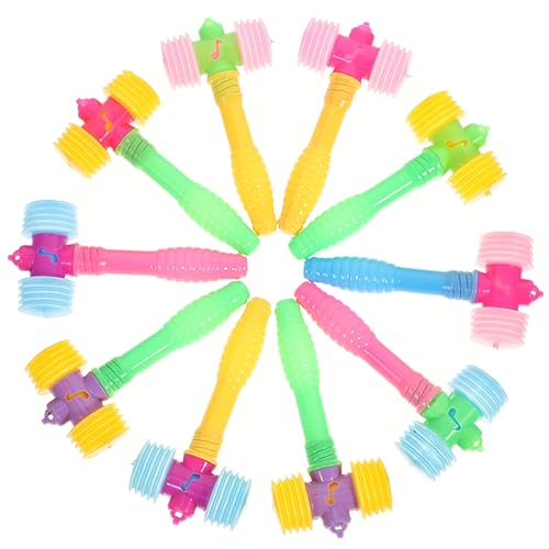 Milisten Plastic Hammer Toy Set 24pcs Squeaky Hammers Kids Toy Hand-eye Coordination Tool