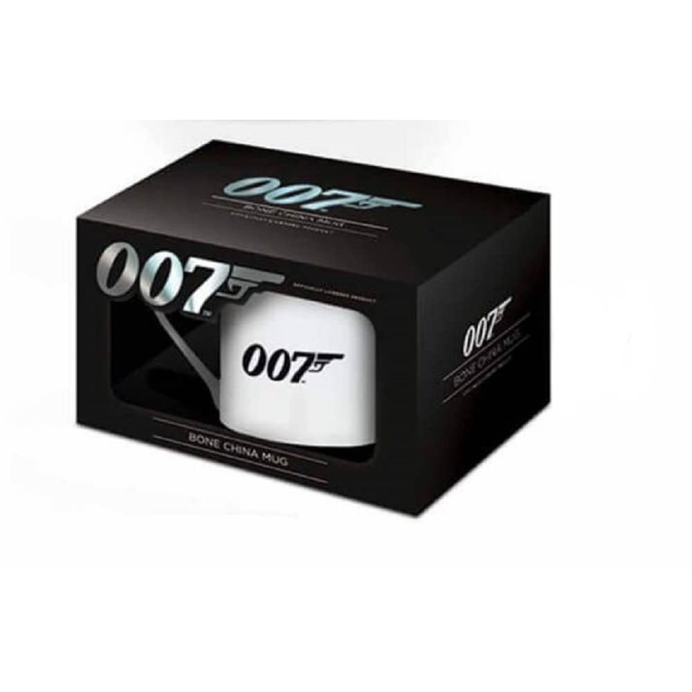 Amazon.com | James Bond 007 Bone China Mug (One Size) (White): Coffee Cups  & Mugs