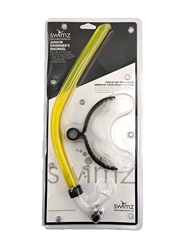 Swimz Junior Centre Swim Training Snorkel, Junior Front Snorkel, Frontal Training snorkel - Junior