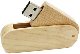 CleverlyGifted® 16GB Swivel Wooden Pen Drive Drive, Natural Wood Finish, 2.0, Speed Upto 10mbps, Corporate Gifting Pen Drive