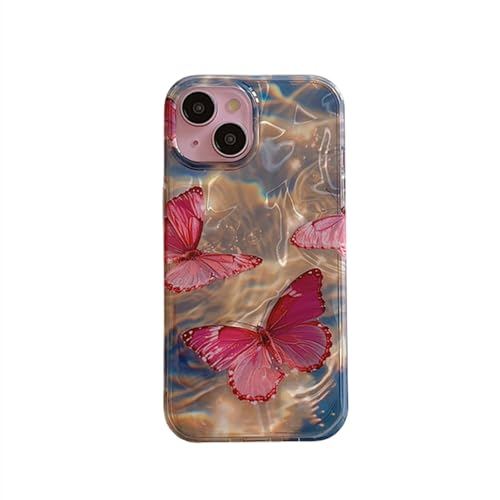 Coque de téléphone brillante pour iPhone 12 finition premium aurora chic et antichoc rose