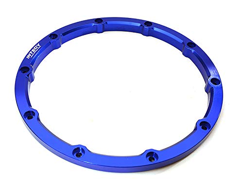 Integy RC Upgrades for Losi, Billet Machined Beadlock Ring Inside (1) for 1/5 Desert Buggy XL-E - Blue
