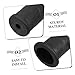 YOSADIER 2Pcs Industrial Grade Handle Sleeves for Hydraulic Jack Pole Replacement Protective Covers for Floor Jack and Machine Handles Effortless Installation Versatile Use