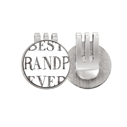 Marqueur de balle de golf magnétique Best Grandpa émaillé