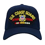 PATCHTOWN US Coast Guard - Vietnam Veteran Hat/Ballcap Adjustable One Size Fits Most (Multiple...