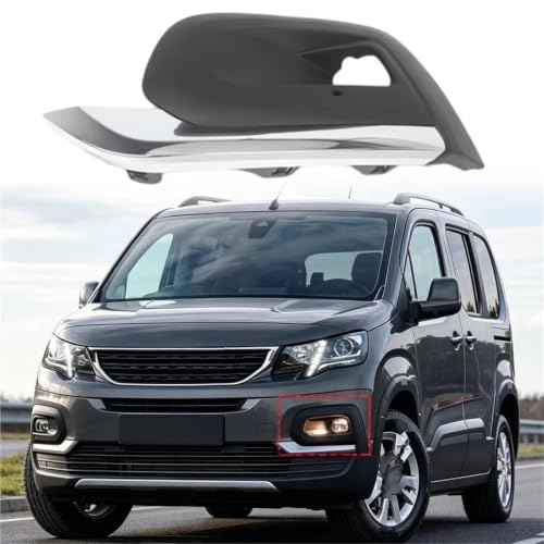 Cubierta bisel luz antiniebla para parachoques Peugeot Rifter 19-22 3