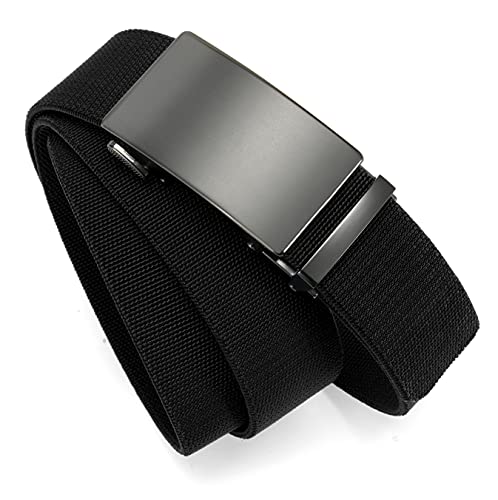 Chaoren Stretch Belts For Men - Nylon Elastic Belt 1 3/8" For Casual Wear - Comfort Golf Belt With Flexibility #TOP6
