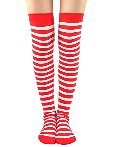 Miulruma Kids Christmas Elf Costume For Girls Santa Helper Costume Xmas Festive Outfit With Elf Hat Shoes Belt Striped Stockings Ma028Xxl #TOP5
