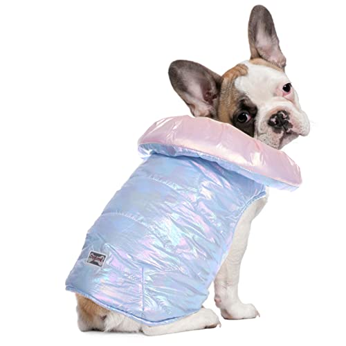 Wendbarer Hunde-Wintermantel, Hund Winterjacke Wasserdicht Winddicht Hundeweste Kaltes Wetter Mantel Gepolstert Warme Haustierbekleidung für Welpen Kätzchen, Hunde Kleidung Cover