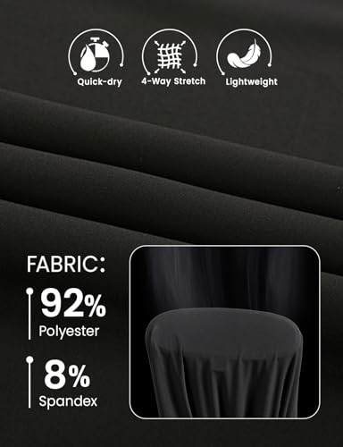 Rdruko Men's Casual Pants Lightweight Quick Dry Hiking Running Workout Outdoor Sports Sweat Pants4