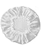 National Satin Sleep Cap, White