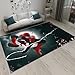 BGAFAG Enfants Avengers Tapis en Peluche Paillasson Marvel America Iron Man Spiderman Super-Héros Tapis De Sol Multi Tailles Cadeau C4482 120X180Cm
