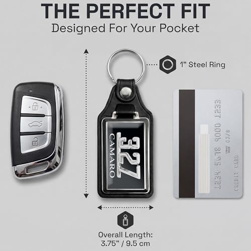 Image of Brotherhood Car Key Chain for Camaro - Classic Models Keychain for Men and Women Gift Key Ring - -
