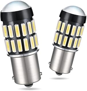OBOLED 1156 LED Bulbs 36SMD Super Bright BA15S P21W 382 LED Lights for RV Interior Lights Auto Backup Reverse Light Tail Turn Signal Position Lights Xenon White 2PCS