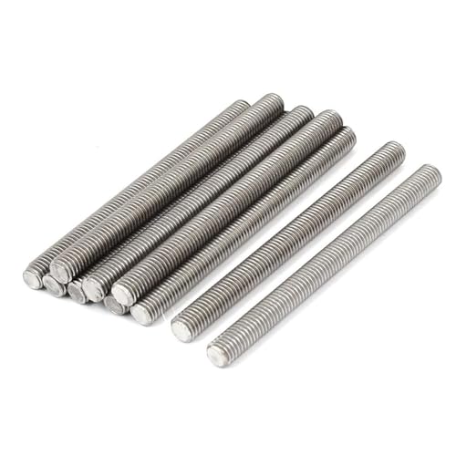 Varilla totalmente roscada M5 de acero inoxidable 304, longitud 16-80mm, 10 Uds.(M5x55mm)