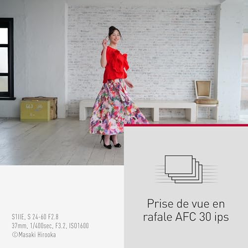 Panasonic Lumix S1M2ES | Appareil Photo Hybride Plein Format (24MP, Autofocus Phase, Double Stabilisation, 14 Stops, 6K 30p Vidéo Open Gate, Enreg. 4:2:2 10 Bits) DC-S1M2ESME, Objectif 24-105mm F4