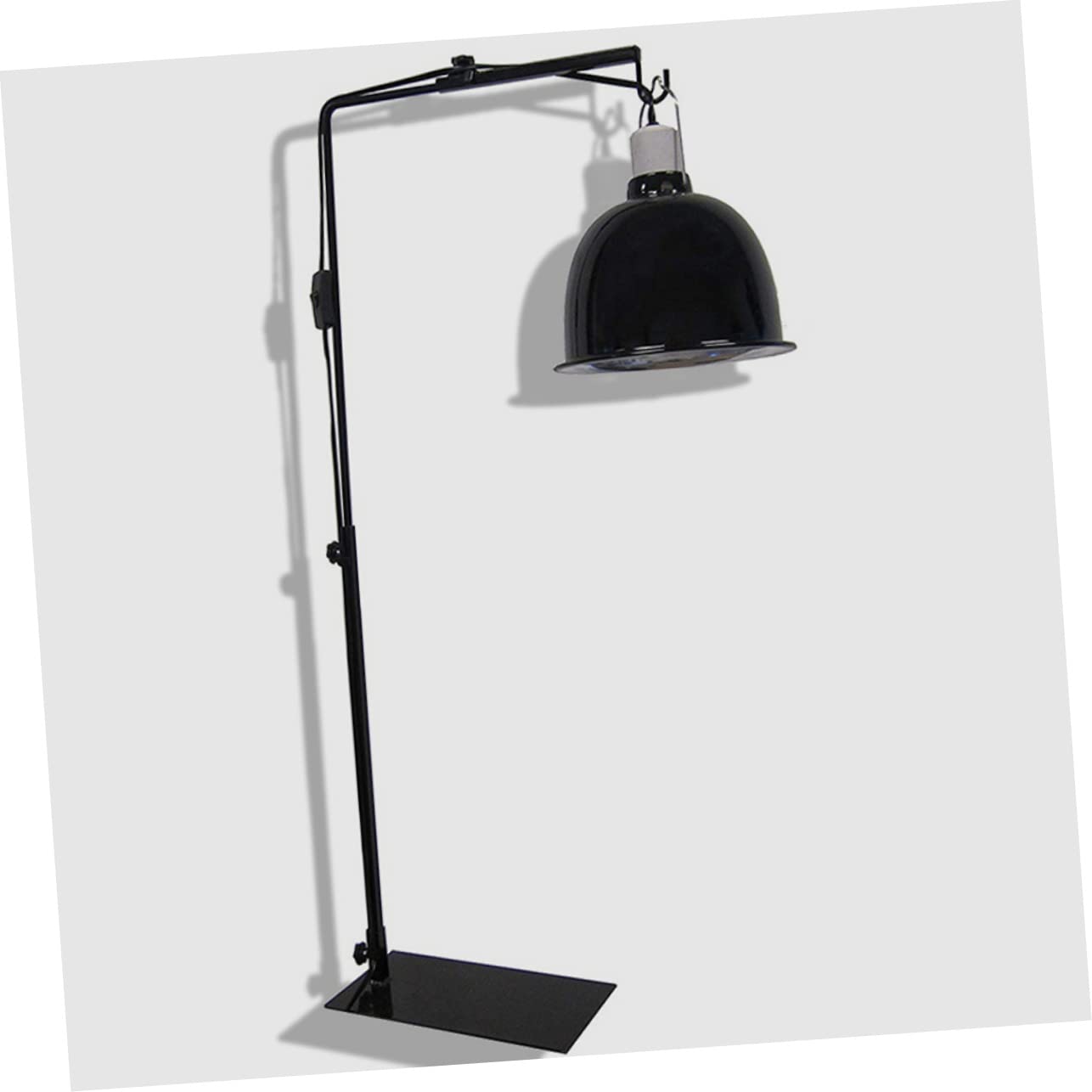 HEMOTON Supporto per Lampada da Terrario per Rettili Portatile in Metallo Regolabile, Accessorio per Acquari e Lampade Riscaldanti per Rettili, Adatto a Conigli, Tartarughe e Piccoli Animali Domestici