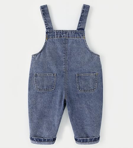 Baby Boy Girl Jean Overalls Toddler Denim Bib Pants Jumpsuit Soft Cute Workwear3