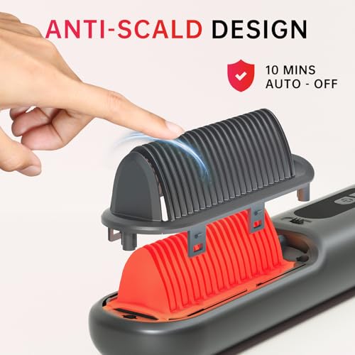 Cepillo Alisador de Pelo Inalámbrico portátil gris miniatura 3