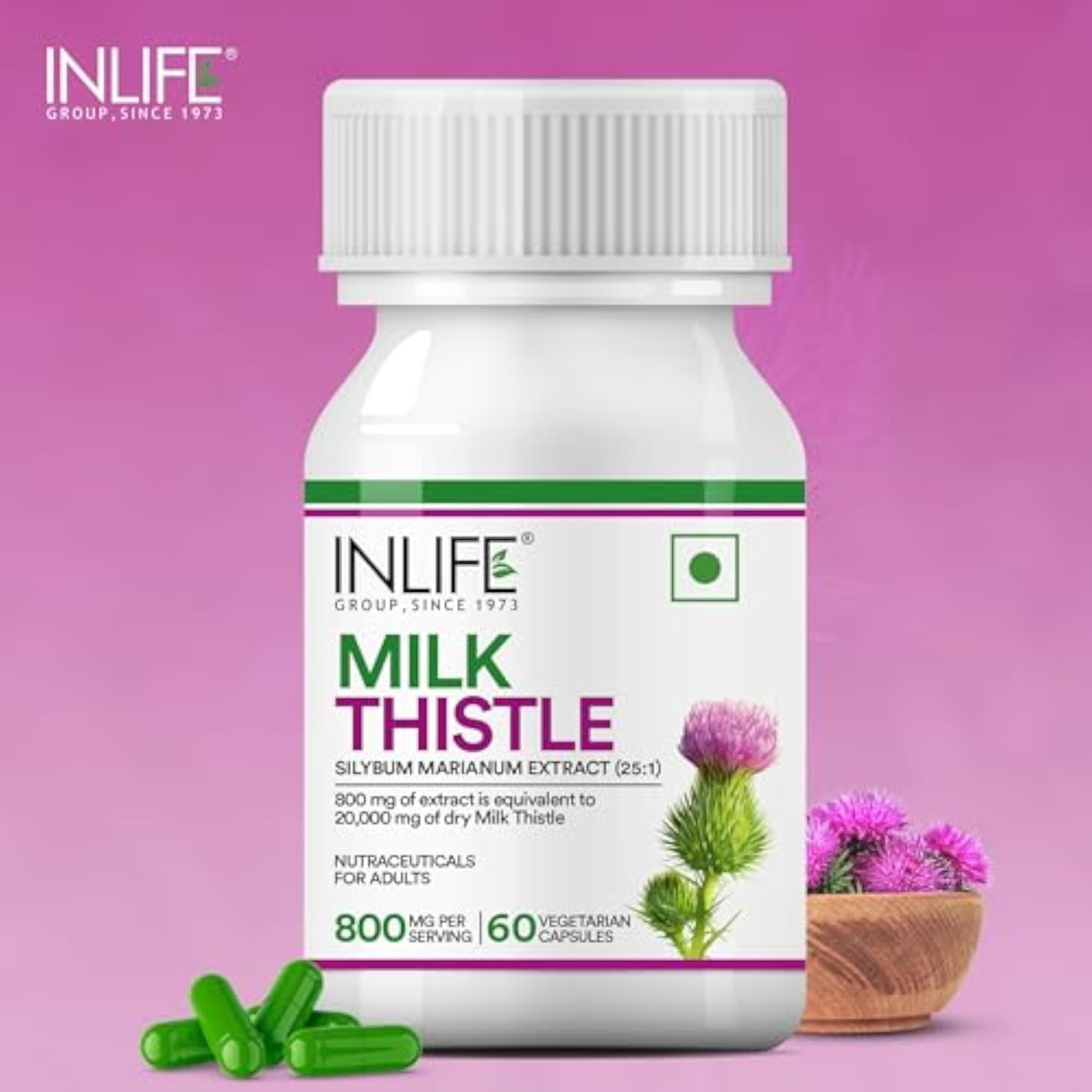 Milk Thistle Extract 800mg, Liver Support Supplement
