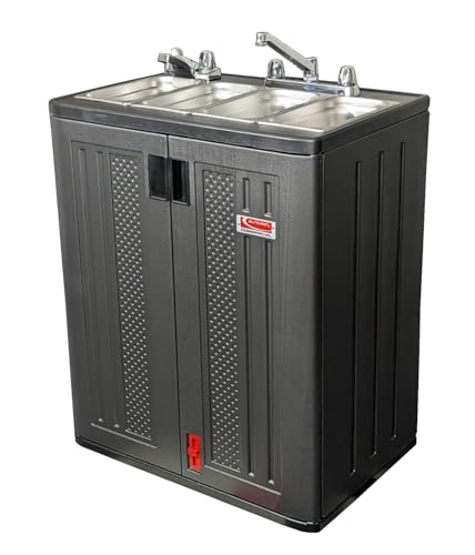 Concession sink portable Self Contained 4 Compartment Sink