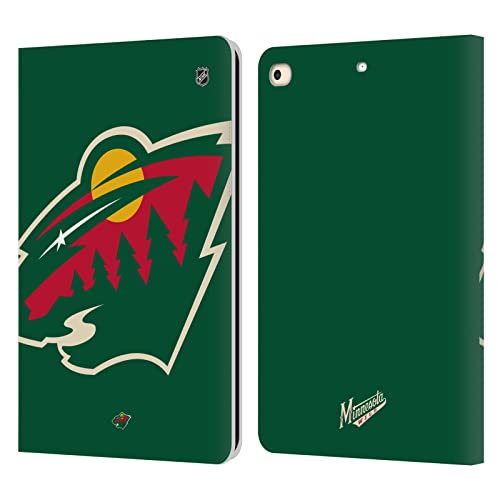 Housse iPad 9.7 Minnesota Wild Étui Cuir pour le Bureau et les Voyages