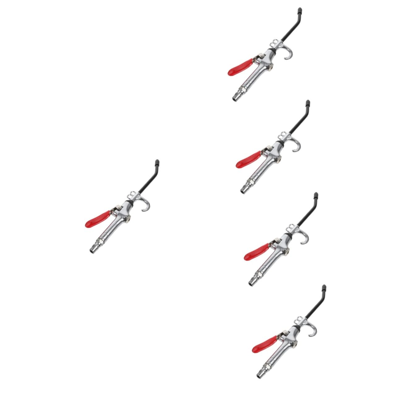 5pezzi Compressore Aria Professionale Con Ugello Lungo Accessorio Per Rimozione Polvere e Pulizia Interni Auto Design Ergonomico e Alta Pressione Per Efficienza Ottimale