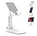 Produktbild Phinistec Handy Ständer Tisch, Faltbarer Handy Halterung Verstellbar Kompatibel mit iPhone, Smartphone, iPad, Tablet, Switch (Weiß)