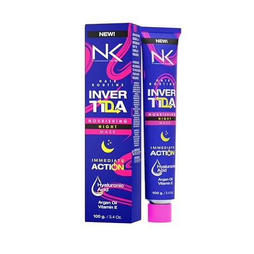 Nourishing Hair Mask – Hydrating Hair treatment with Hyaluronic Acid, Argan Oil & Vitamin E – Mask for Dry & Damaged Hair, Anti-Frizz & Repair Treatment 100g tube. image 2 of 6 B0DHLVKT6V