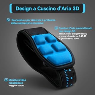 AGPTEK Tutore Epicondilite Gomito, Gomitiera per Epicondilite, Tutore Gomito con Cuscino d'Aria 3D per Alleviare il Dolore da Tendinite e Lesioni, Ideale per Tennisti, Golfisti, Uomini e Donne