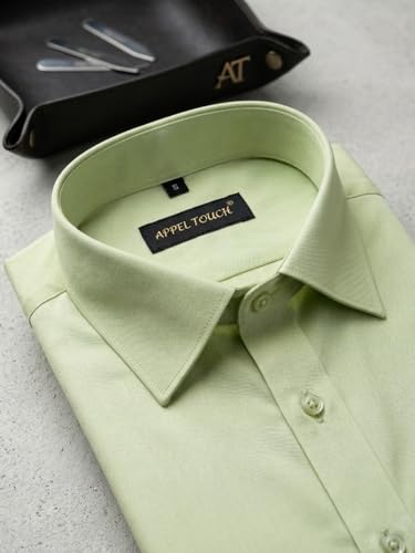 Image of Appel Touch Men's Cotton Blend Formal Shirt Half Sleeves