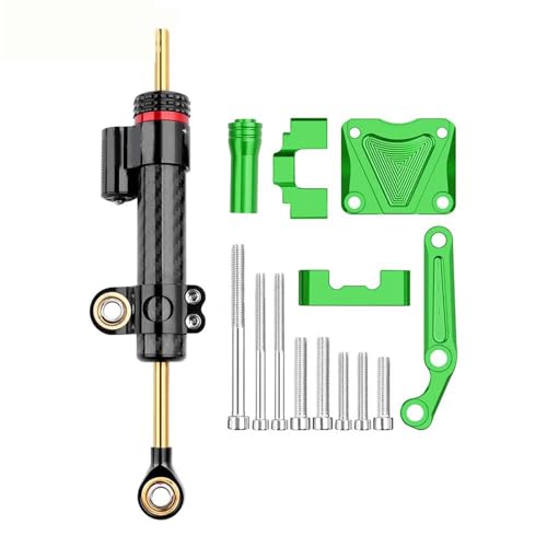 Amortisseur de stabilisateur direction Ninja300 : kit de montage en aluminium CNC usiné