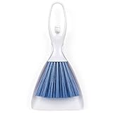 Hand Broom and Dustpan Set, RIZON Mini Dustpan Brush Nesting Tiny Cleanning Broom for Table, Desk, Counertop, Keyboard, Car, Dog, Cat and Other Pets.
