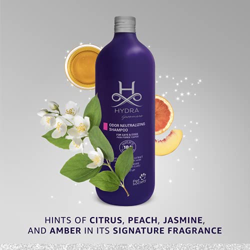 Image of HYDRA Dog Groomer's Odour Neutralizing Shampoo 1L | Deep Cleaning, Odour Removal & Long-Lasting Fresh Scent | Professional Pet Grooming Shampoo for Dogs