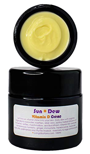 Living Libations - Organic Sun Dew Transdermal Vitamin D Cream| Natural, Plant-Based, Clean Beauty (3.38 Oz | 100 Ml) #TOP10
