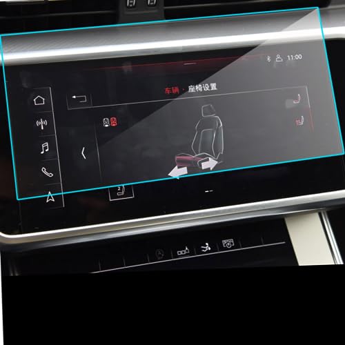 Verre Trempé Navigation Voiture Anti-Reflet pour Écran GPS LCD Audi A6 A7 Q8