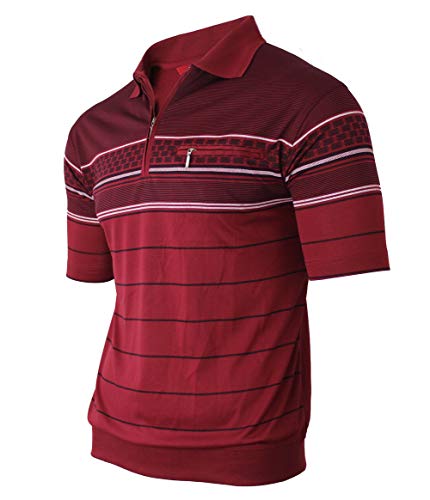 Soltice - Polo da uomo a maniche corte, a righe