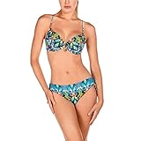  DOLORES CORTES Bikini de Mujer Estampado Verano 2707-4 C - Azul, 48/XL