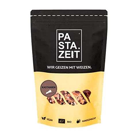 PASTAZEIT Bio Kastanien Nudeln - Campanelle Protein Pasta - High Protein Noodle - Eiweiß Pasta - Ideal für Sportler - Vitaminreich - vegetarisch Cover