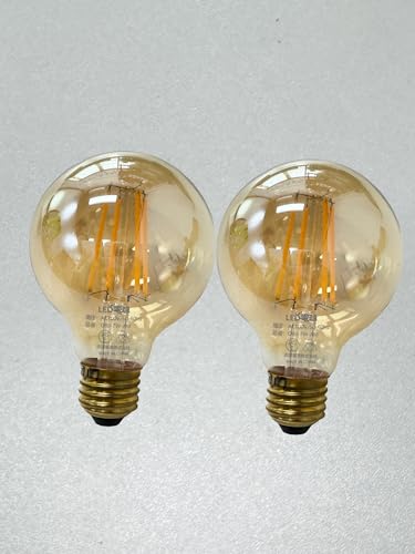 aurogeek LED電球 E26口金 G80 エジソン電球 7W 860lm 電球色 2個セット