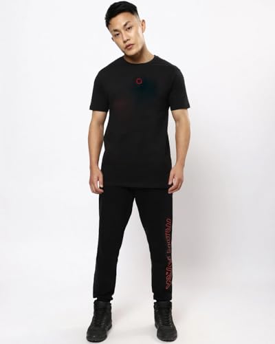 Image of Bewakoof Men's Graphic Printed 100% Cotton T-Shirt - Regular Fit, Round Neck, Half Sleeves