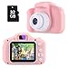 TekHome Camara Fotos Infantil, Cámara de Fotos para Niños, Juguetes Niña 3 4 5 6 7 8 Años, Regalos para Niños de 4-10 Años,Camara Digital Video para Niños con 32GB TF Tarjeta(Rosa).