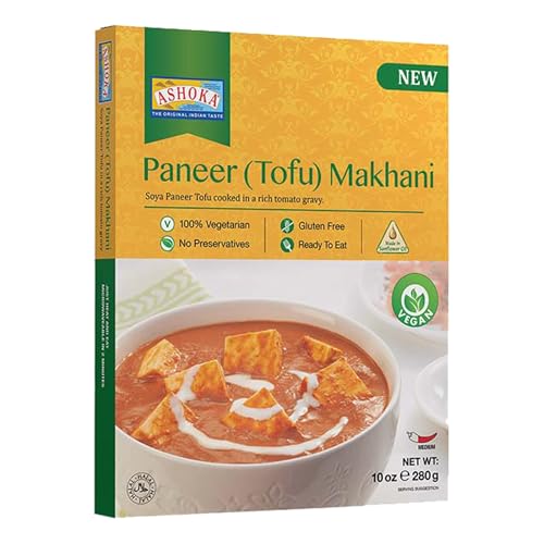 ASHOKA - Instant Makhani Paneer (Tofu), 280 GR (Paquete de 1)