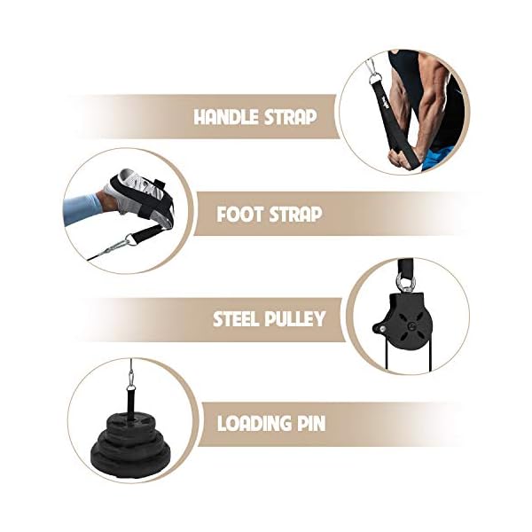Yes4All-Weight-Plate-Loading-Pin-1-inch-and-2-inch-Fitness-LAT-Cable-Pulley-System-Gym-Heavy-Duty-Gym-Equipment-For-Home-with-Tricep-Rope-Cable-Attachment Yes4All Weight Plate Loading Pin 1 inch and 2 inch, Fitness LAT Cable Pulley System Gym, Heavy Duty Gym Equipment for Home with Tricep Rope Cable Attachment