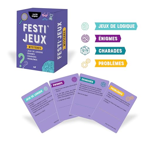 FestiJeux - Mystères: + de 230 énigmes à résoudre !