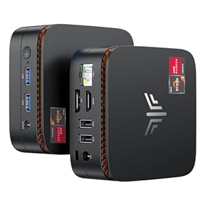 NiPoGi Essenx E1 Mini PC AMD Ryzen 3250U Windows 11 Pro (2C/4T, up to 3.5 GHz) 8GB DDR4 RAM + 256GB SSD, 4K@60Hz dual display HDMI 2.0 + DP/AWi-Fi/BT/LAN, mini computer for office/education