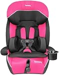 Harmony Defender 360 MAX SIP Harnessed Booster Seat – 3-in-1 Combination Deluxe Car Seat, Machine-Washable Cover, For Children 12–55 kg (26.5–120 lbs.), 69–145 cm (27–57 in) - Pink