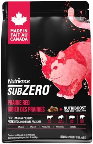 Nutrience High Protein Subzero for Cats - Canadian Prairie Red - 4.5 kg (10 lb)